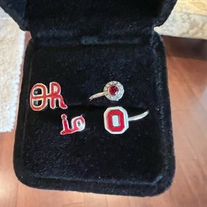 SOLD!!! Two Stone Armory OSU rings